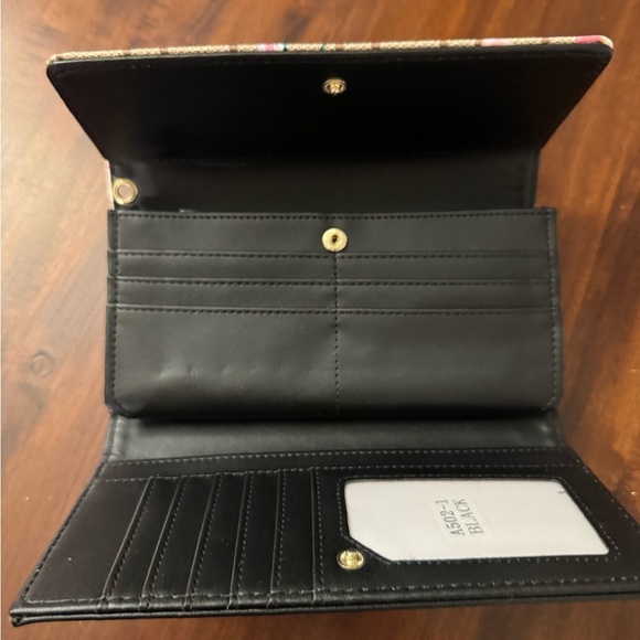 Floral Patterned Women's Wallet/Wristlet - Picture 2 of 4